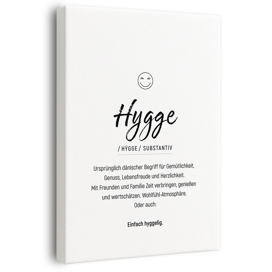 Wandbild Wohnzimmer Hygge