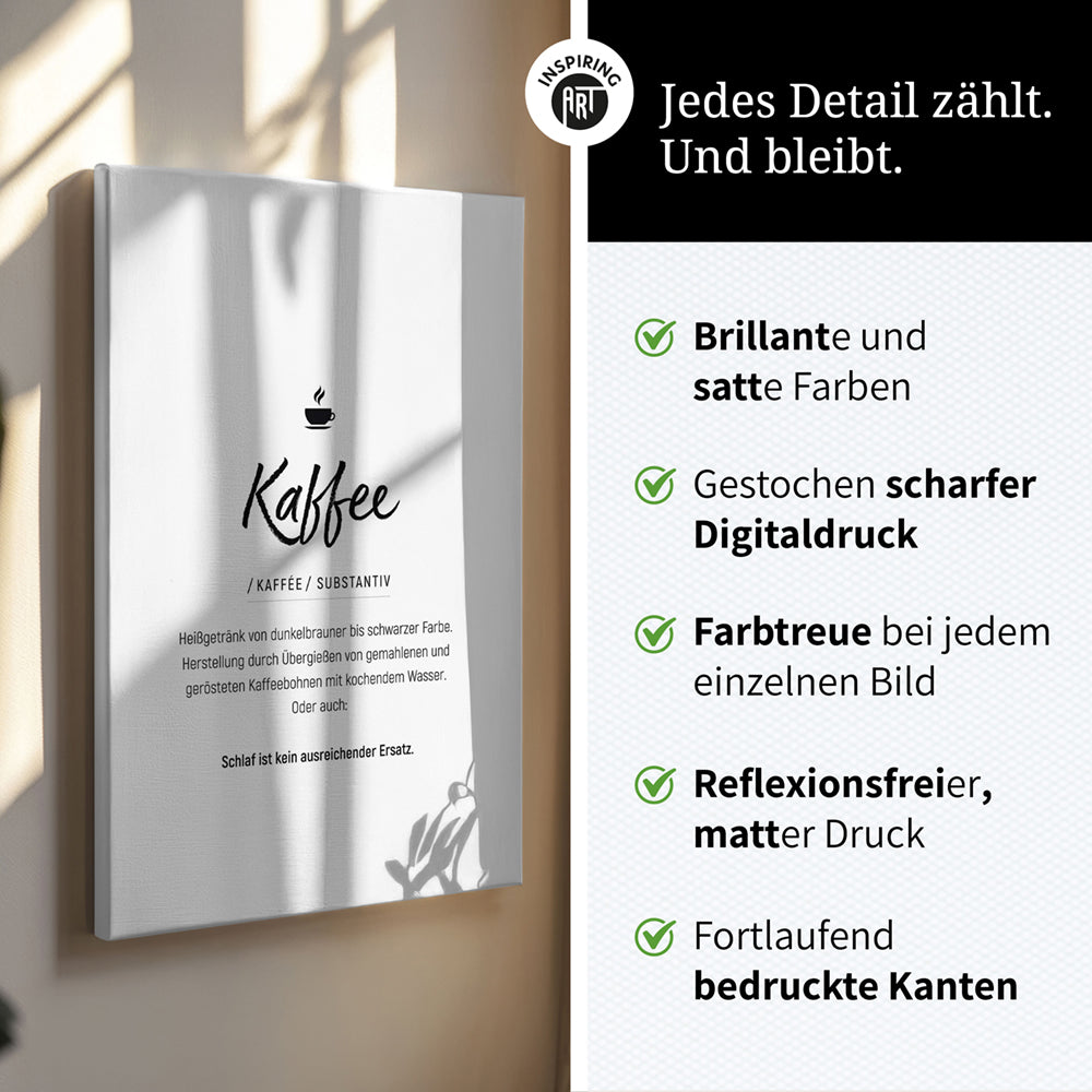 Leinwanddruck Küche
