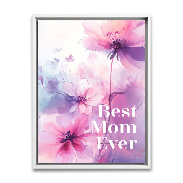 Florales Leinwandbild Geschenk Mama