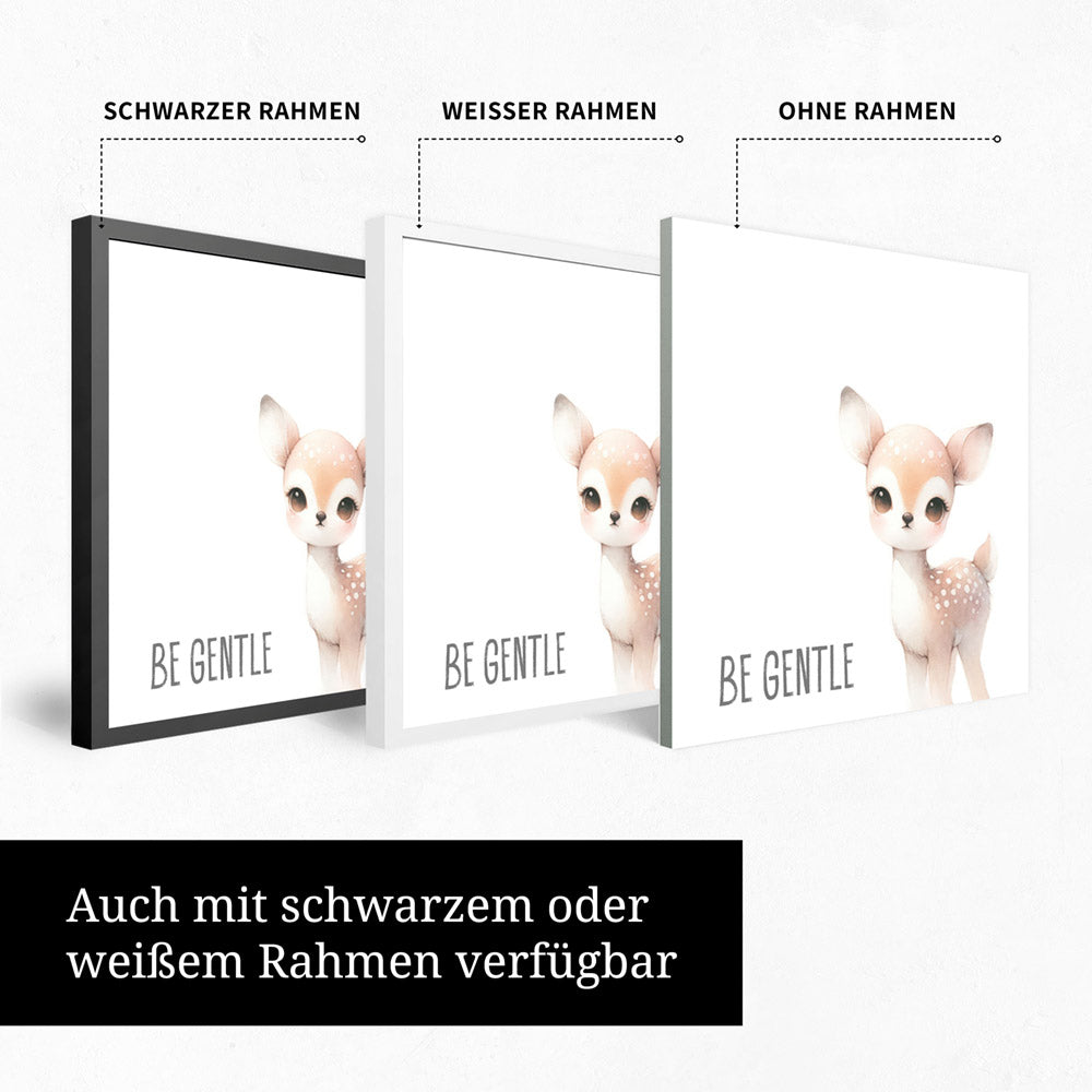 Rosi, das Rehkitz – Baby-Kinder-Wandbild MIXPIX – Tiermotiv Reh