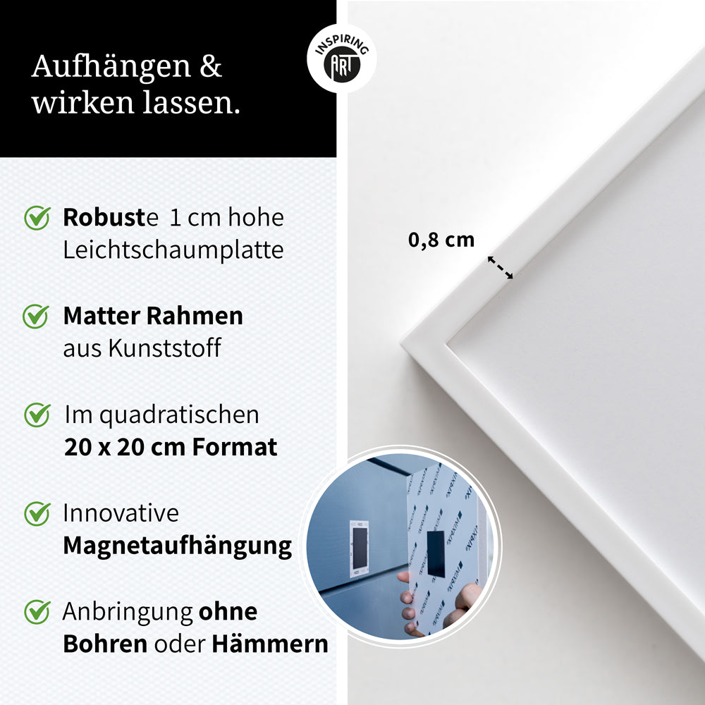 Karla, die kolorierte Kuh – Baby-Kinder-Wandbild MIXPIX – Tiermotiv Kuh als Illustration