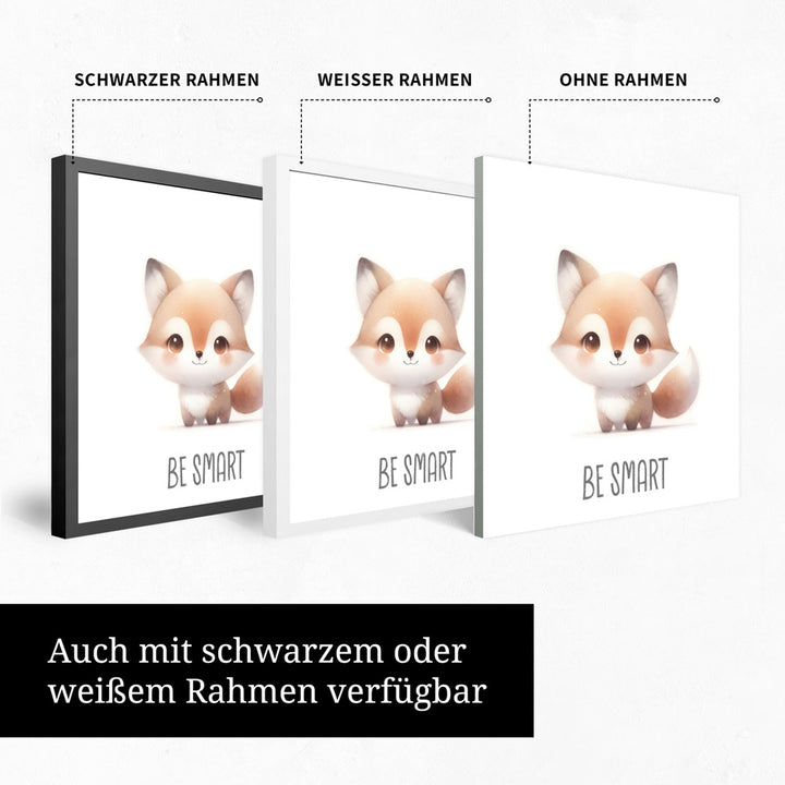 Finn, der Fuchspfiffikus – Baby-Kinder-Wandbild MIXPIX – Tiermotiv Fuchs