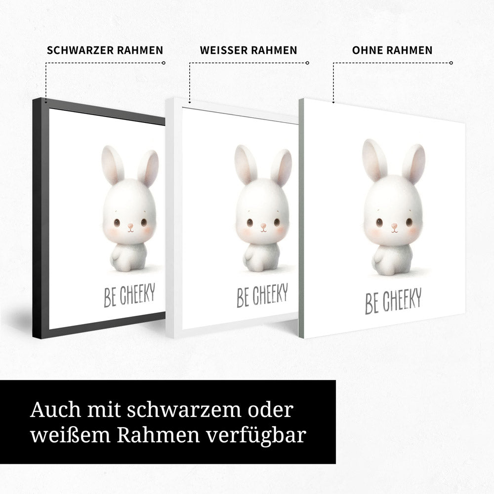 Hoppel, der Traumhopser – Baby-Kinder-Wandbild MIXPIX – Tiermotiv Hase