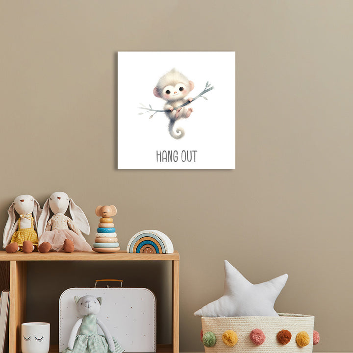 Mixpix Wandbild Affe Tiermotiv Kinder Baby