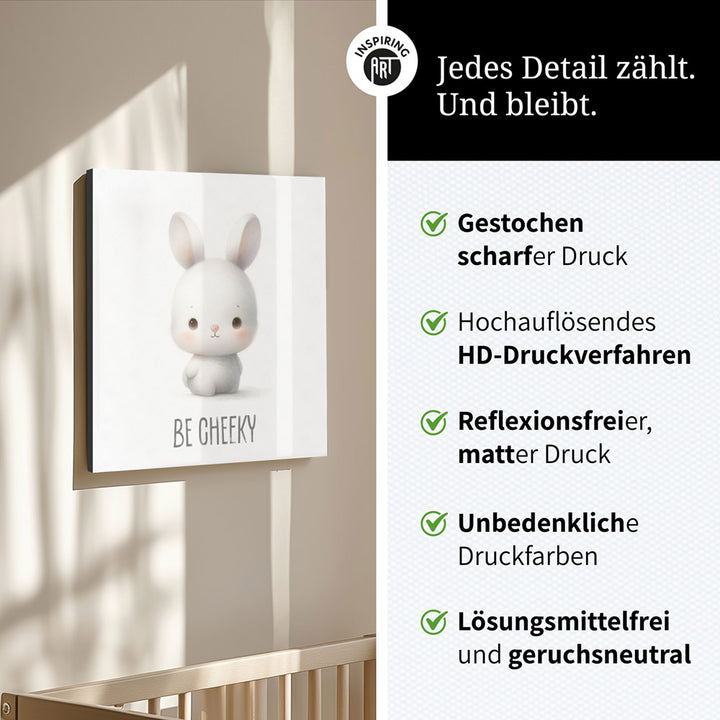Hoppel, der Traumhopser – Baby-Kinder-Wandbild MIXPIX – Tiermotiv Hase