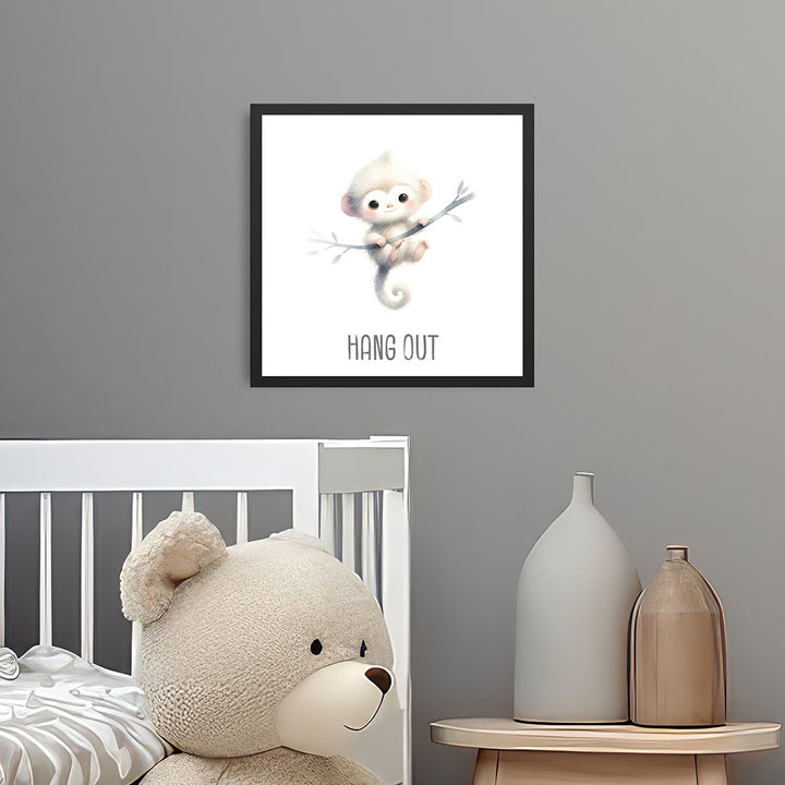 Max, der muntere Kletteraffe – Baby-Kinder-Wandbild MIXPIX – Tiermotiv Affe