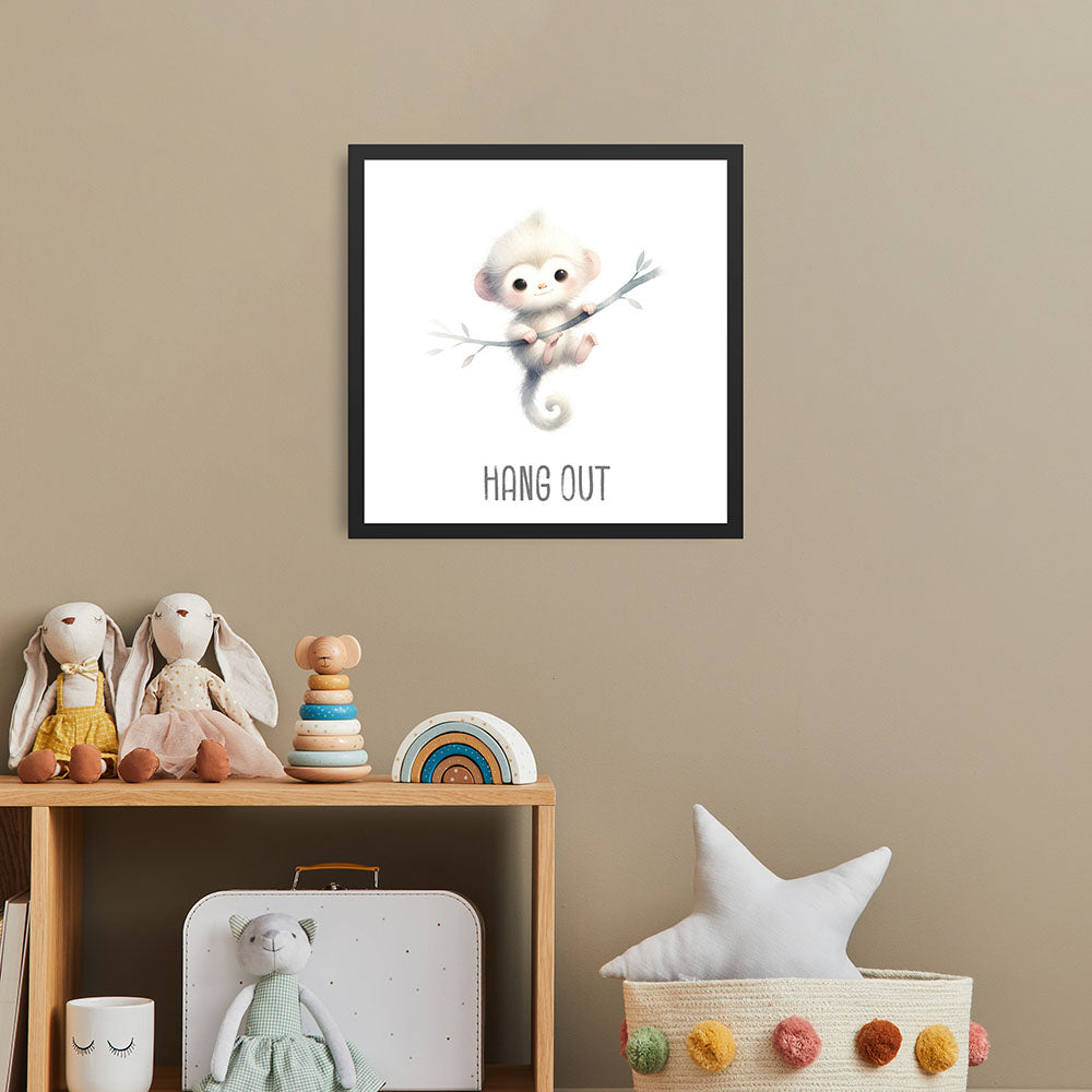 Max, der muntere Kletteraffe – Baby-Kinder-Wandbild MIXPIX – Tiermotiv Affe