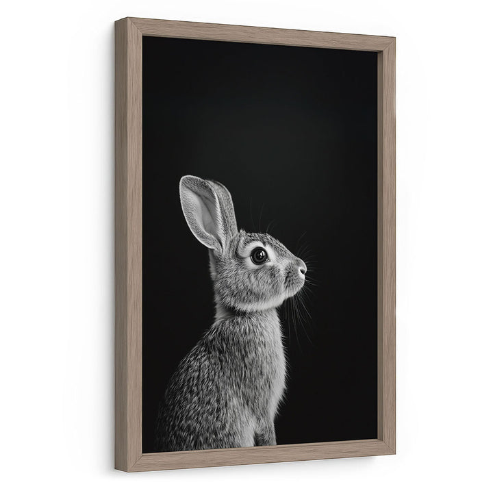 Gerahmtes Poster Hase