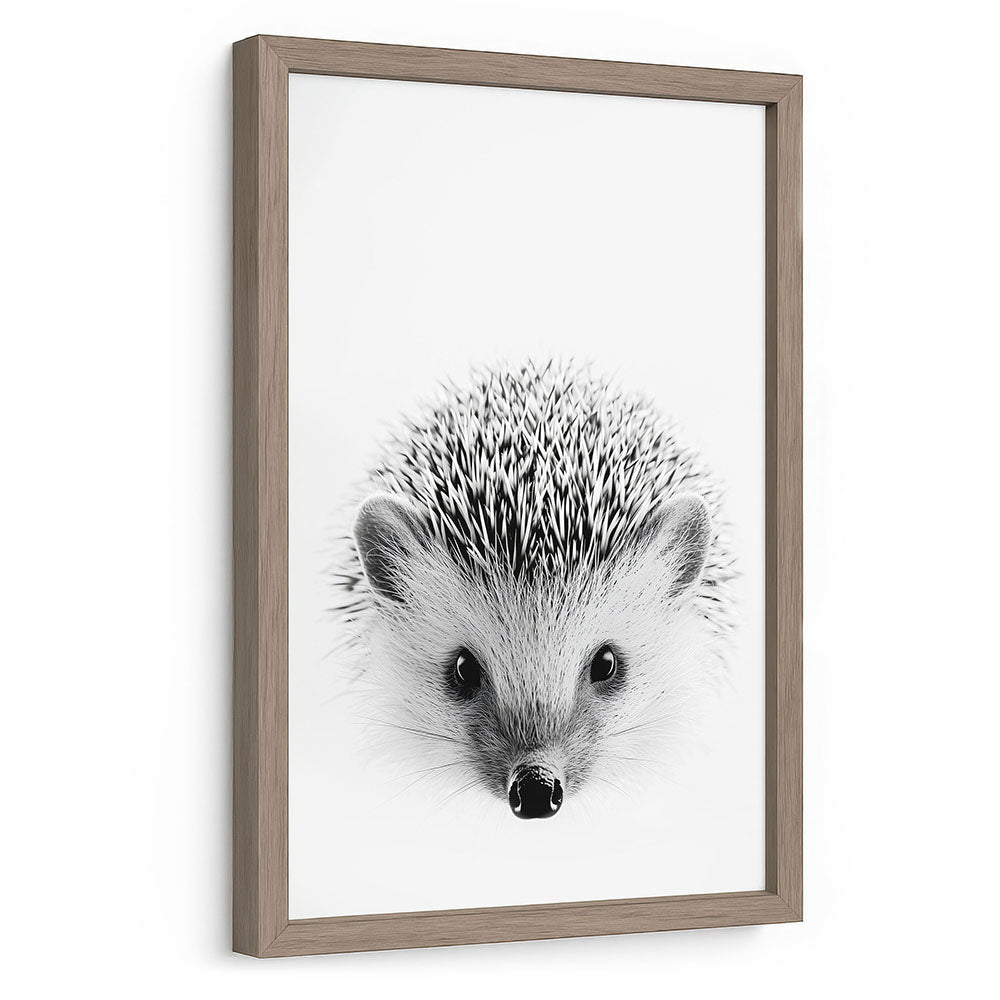 Gerahmtes Poster Igel