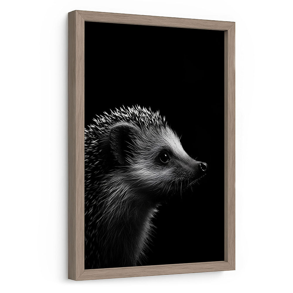 Gerahmtes Poster Igel