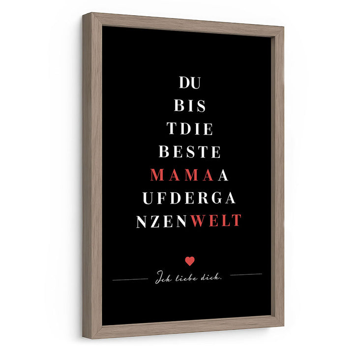 Geschenk Muttertag Poster