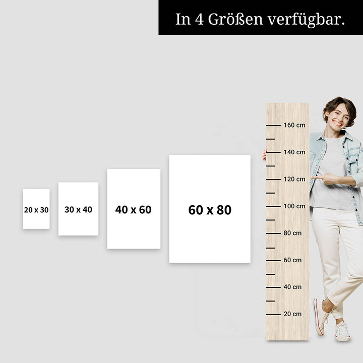 "Best mom ever" Typografie - Poster in Schwarz-Weiß-Rot