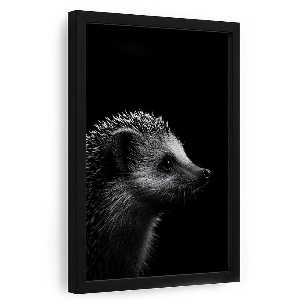 Igel Poster mit Rahmen