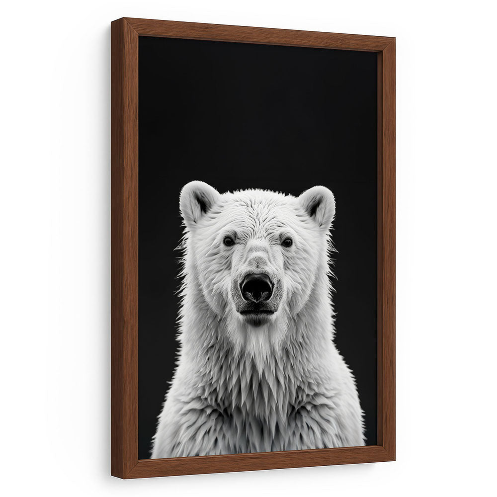 Eisbär gerahmtes Poster