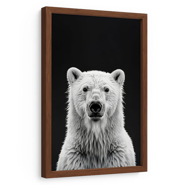 Eisbär gerahmtes Poster