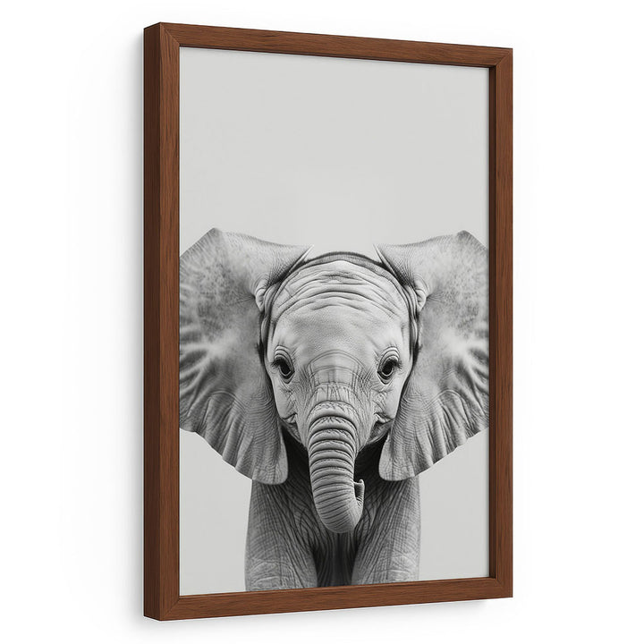 Gerahmtes Elefanten Poster