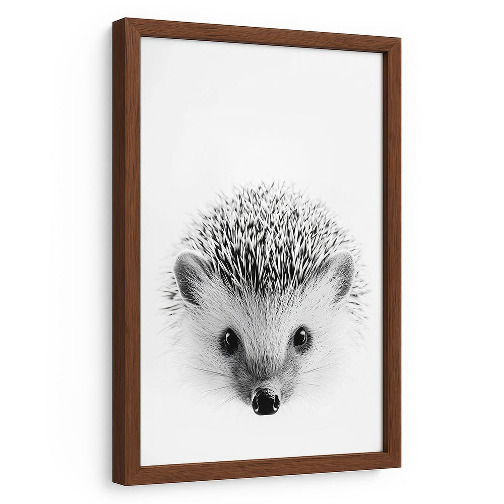 Tierbild Igel mit Rahmen
