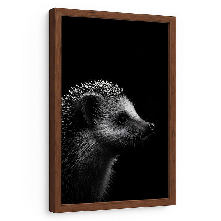 Tierbild Igel mit Rahmen
