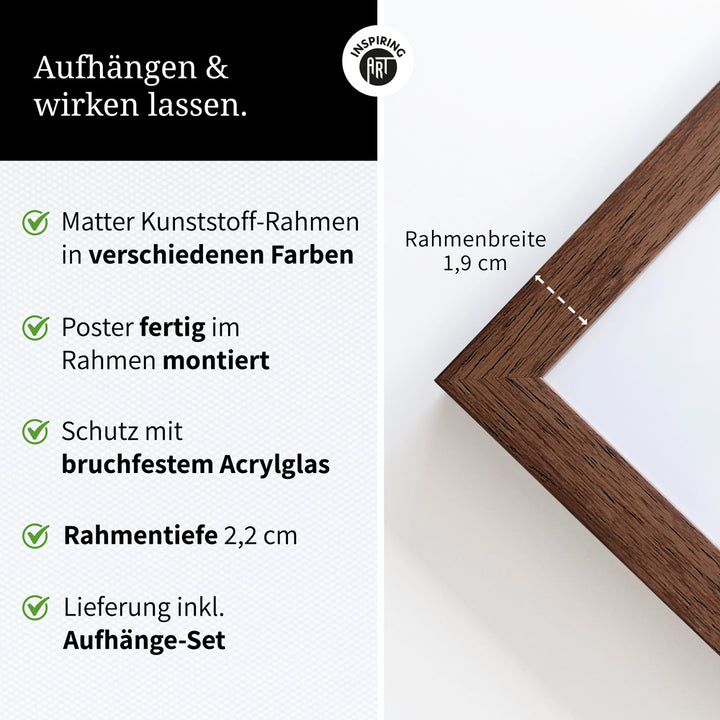Poster: Tierporträt junger Tiger "Zuko" in Schwarz-Weiß