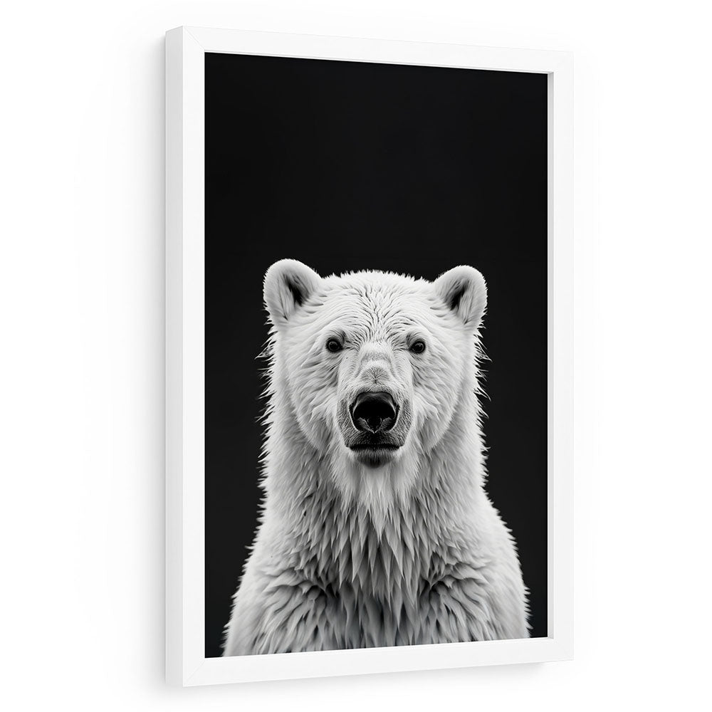 Eisbär gerahmtes Wandbild