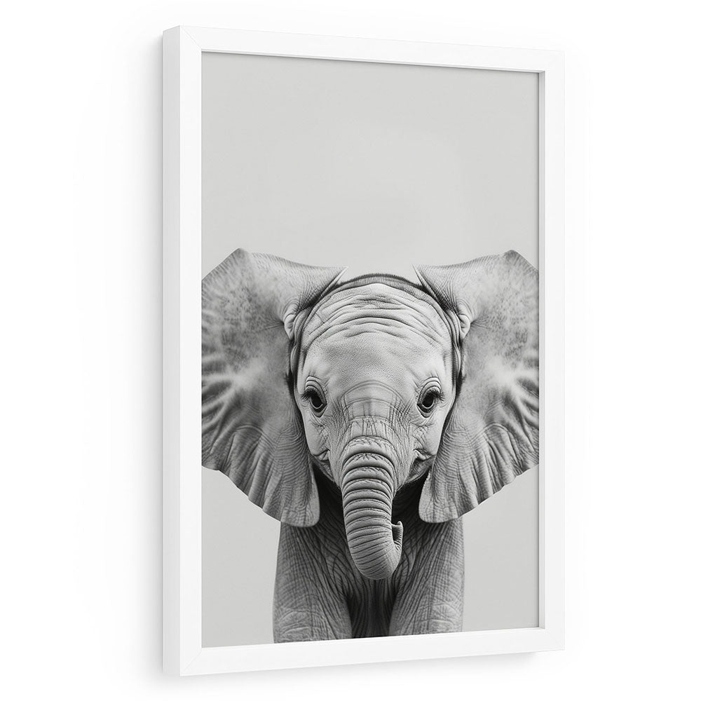 Elefant Poster mit Rahmen