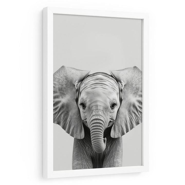 Elefant Poster mit Rahmen