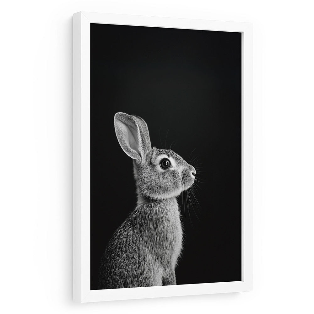 Hase Poster gerahmt