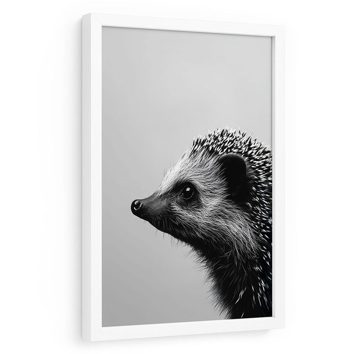 Igel Poster Schwarz Weiß