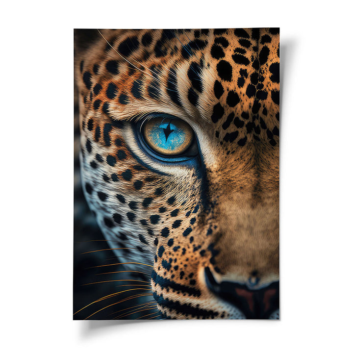 Poster Leopard Tieraufnahme