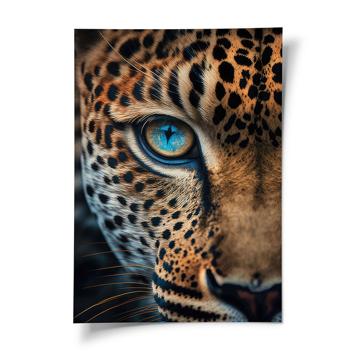 Poster Leopard Tieraufnahme