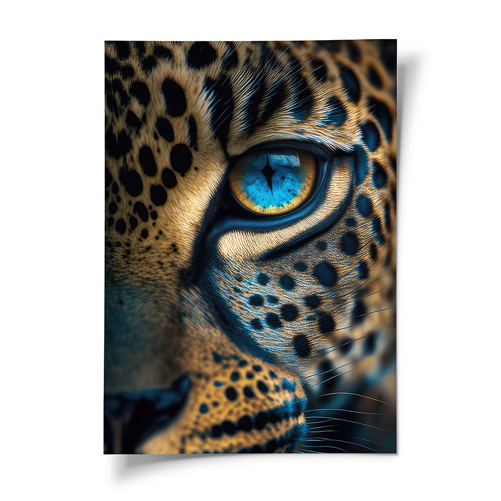 Poster Leopard Nahaufnahme