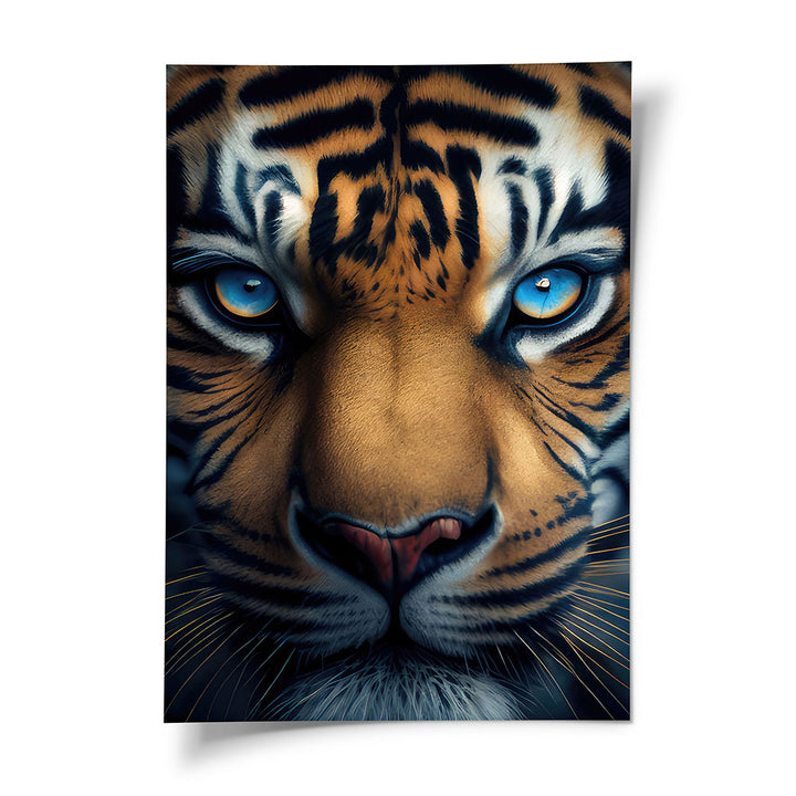 Poster Tiger Tiermotiv