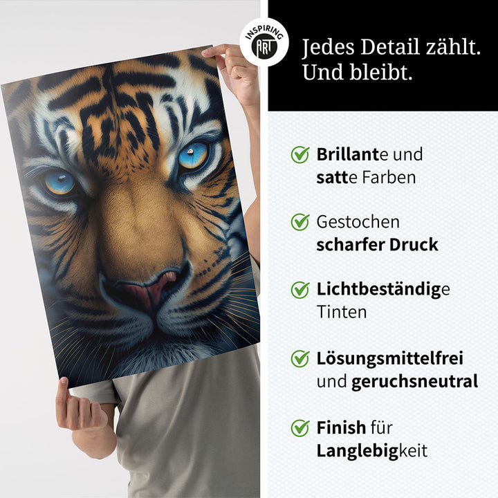 Poster Wandbild Raubtier Tiger