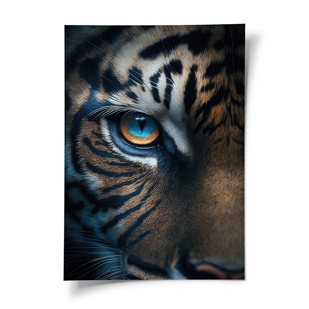 Poster Tierbild Tiger