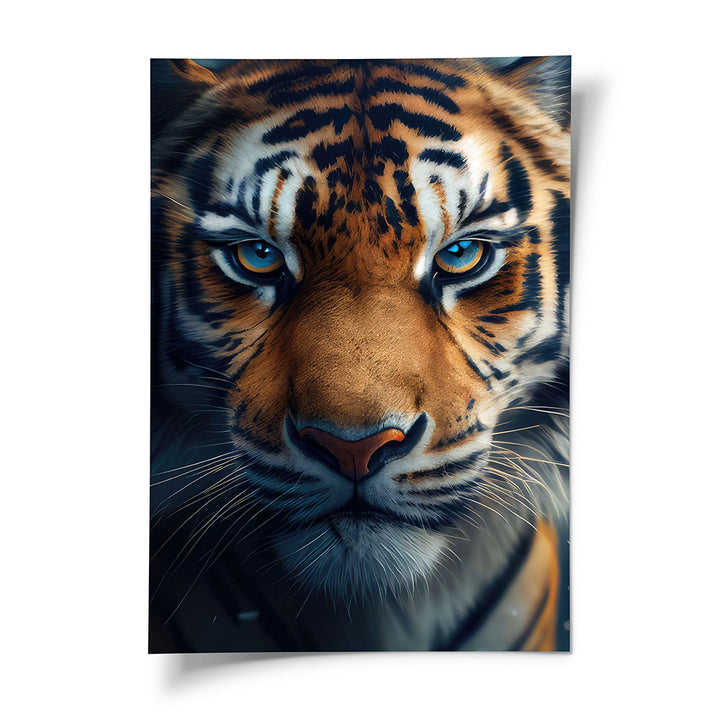 Poster Tiger Tiermotiv