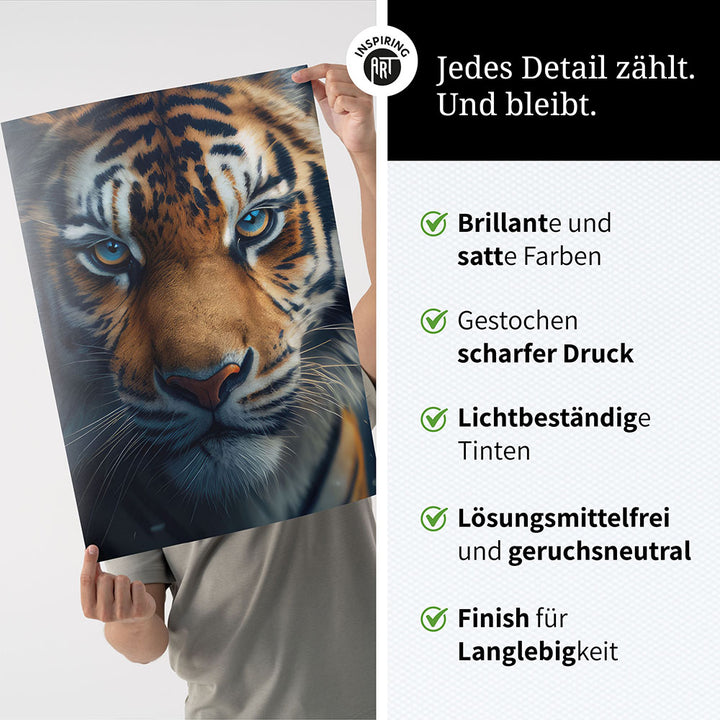 Poster Wandbild Raubtier Tiger