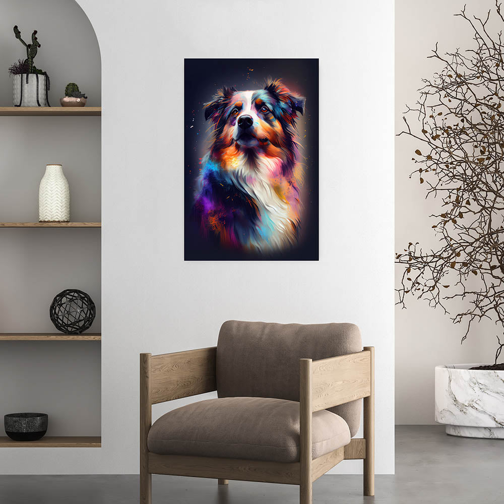 Australian Shepard Wandbild