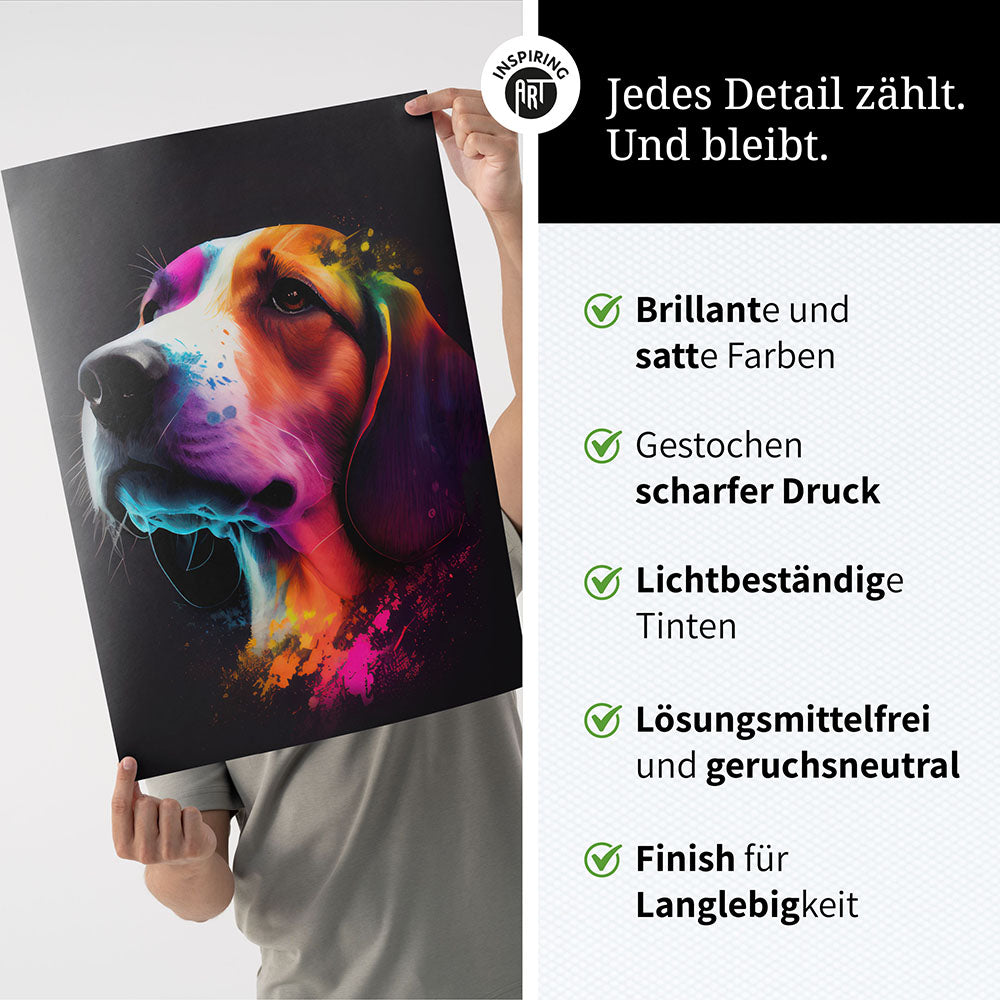 Beagle Wandbild