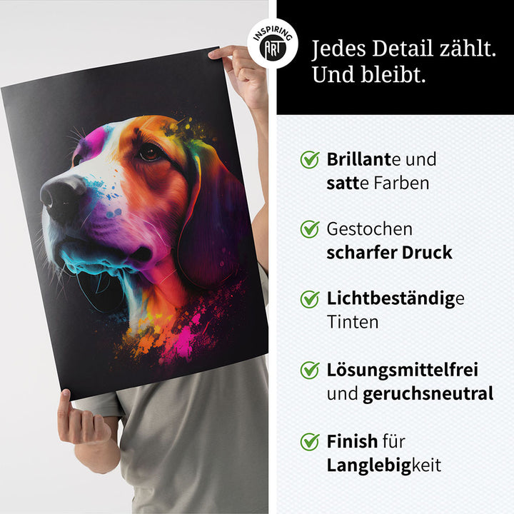 Beagle Wandbild