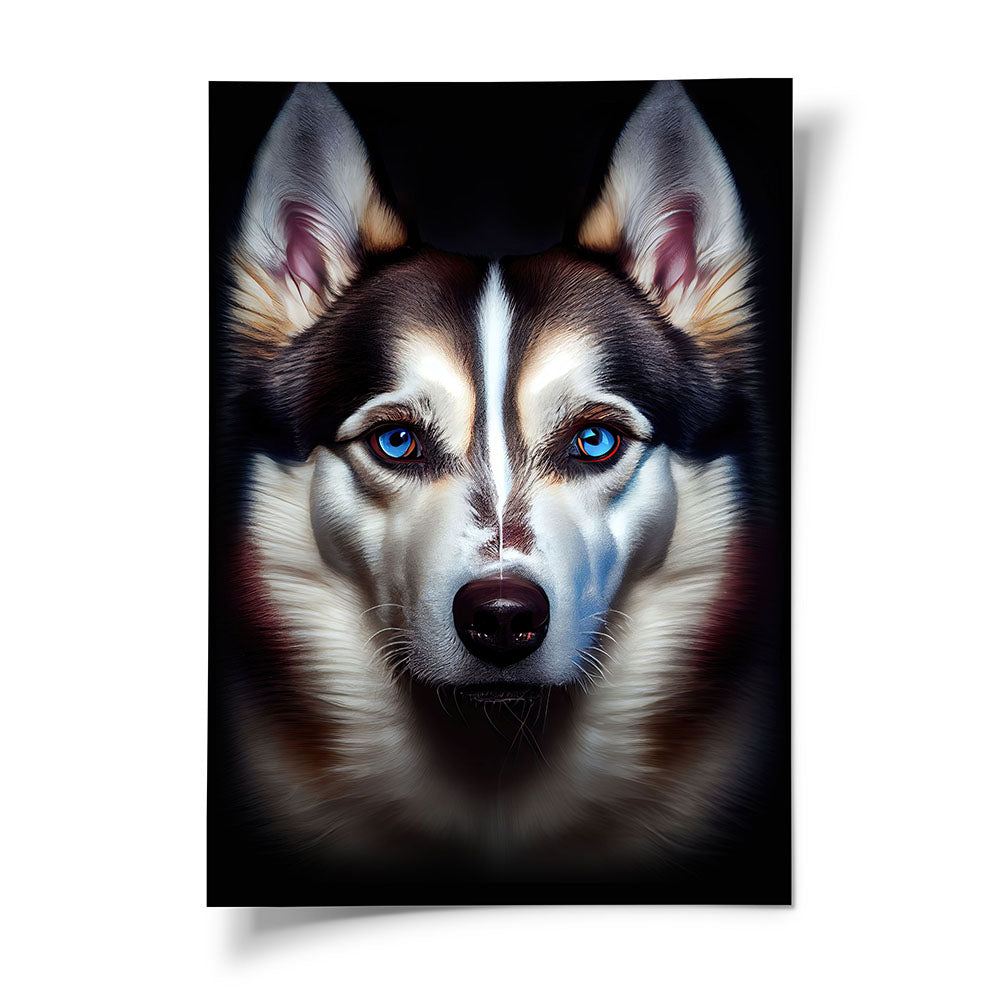 Hund Poster Husky