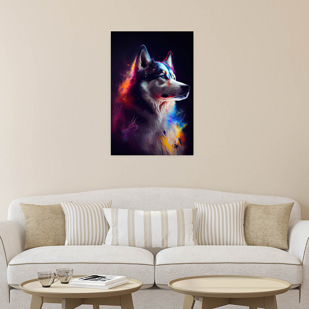 Husky Hundeposter