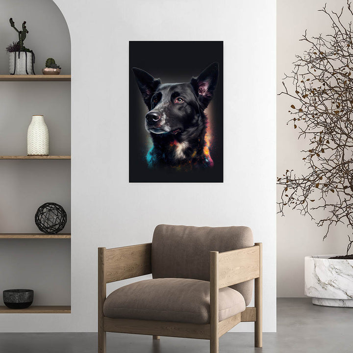 Labrador-Mischling Wandbild