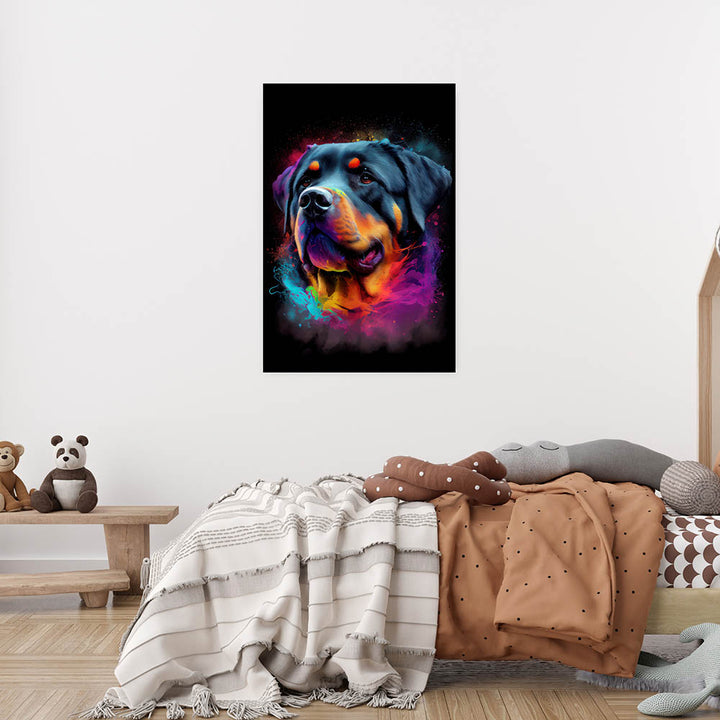 Rottweiler Wandbild