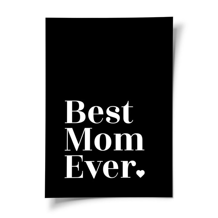 Wandposter Mama Geschenk