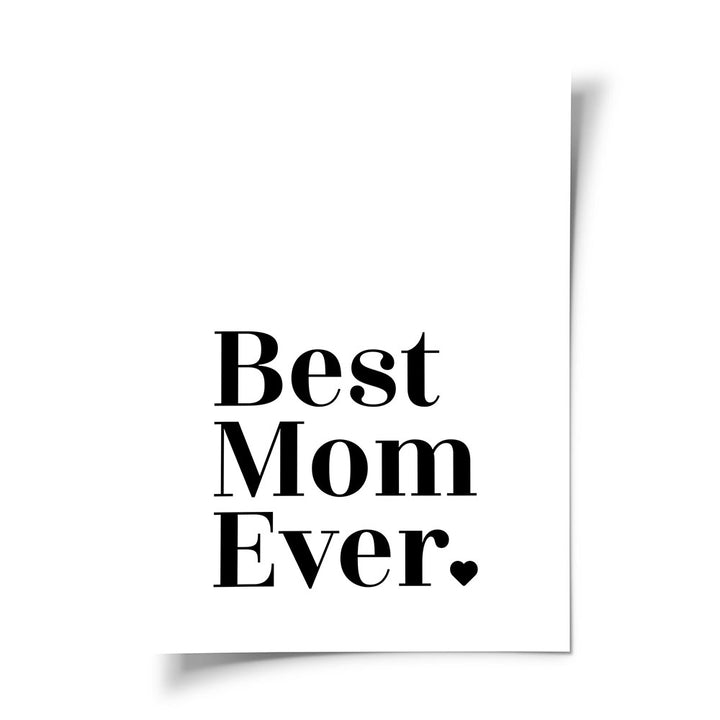 Wandposter Mama Geschenk