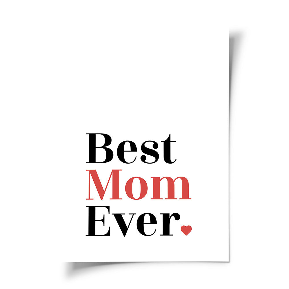 Wandposter Mama Geschenk