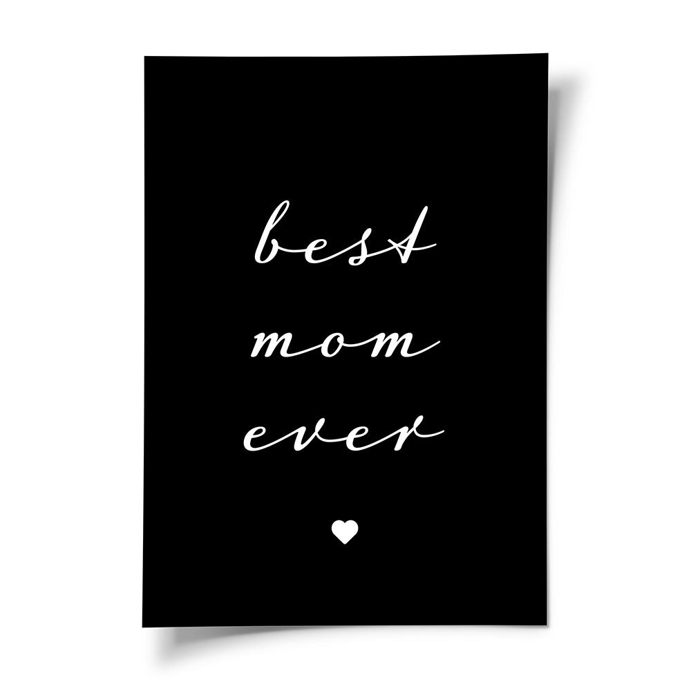 Wandposter Mama Geschenk