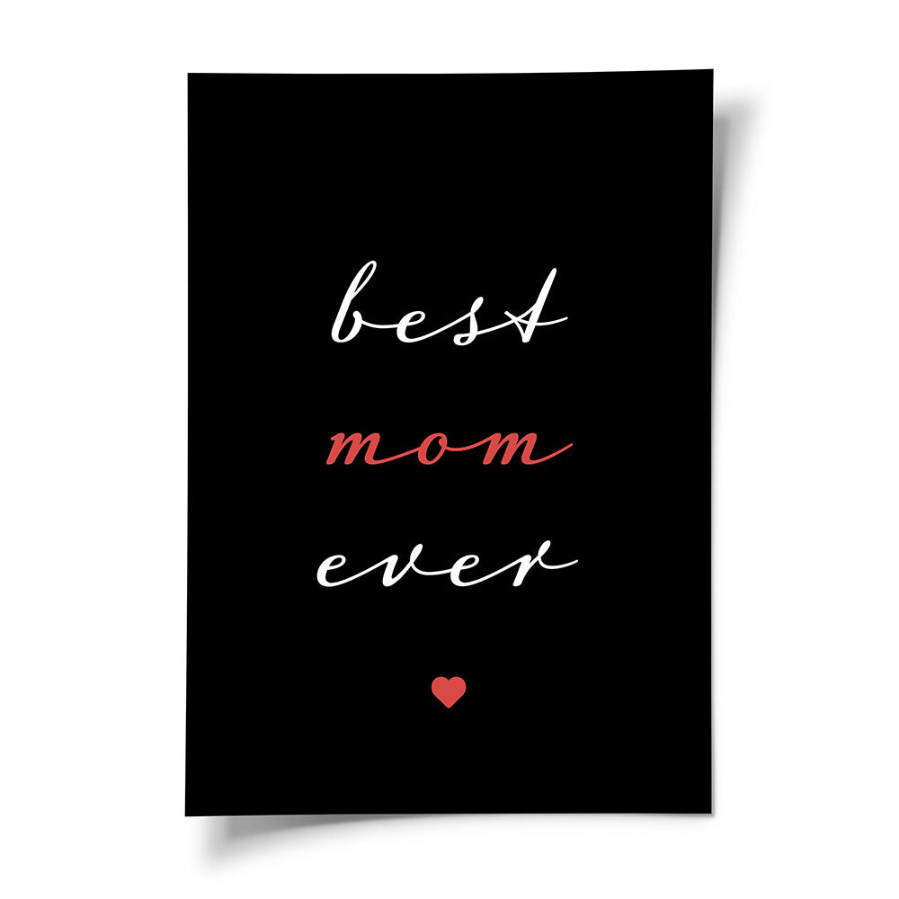 Wandposter Mama Geschenk