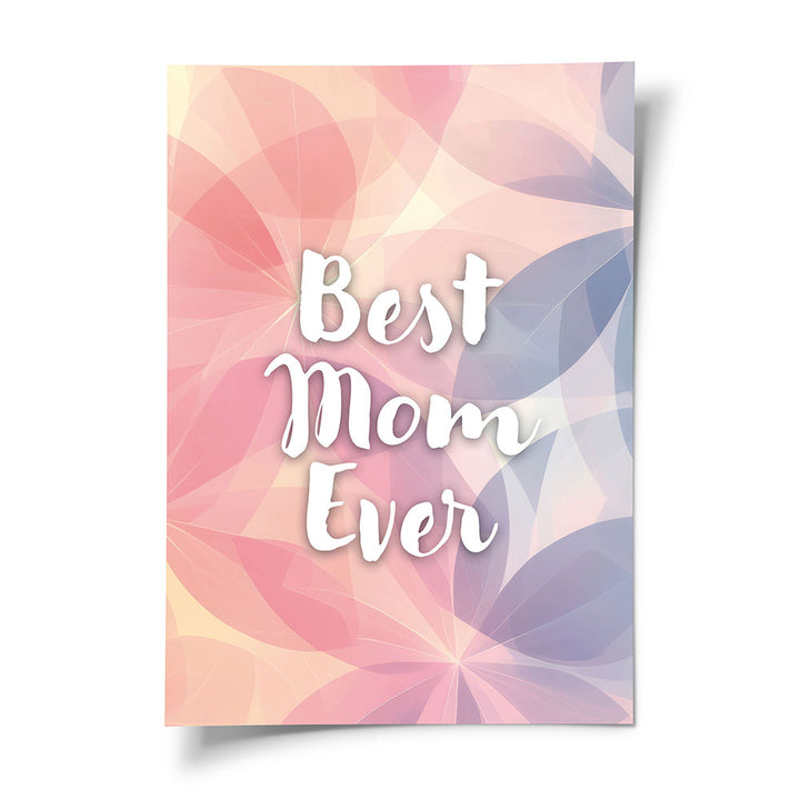 Wandposter Mama Geschenk