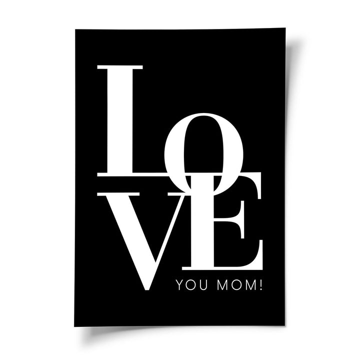 Wandposter Mama Geschenk